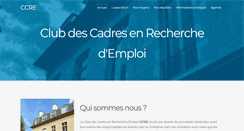 Desktop Screenshot of club-emploi-cadres.com