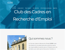 Tablet Screenshot of club-emploi-cadres.com